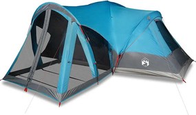 vidaXL Σκηνή Οικογενειακή Tipi 8 Ατόμων Αδιάβροχη Μπλε