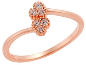 Δαχτυλίδι Chevalier Senza Silver 925 Rose Gold Plated