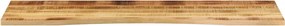 vidaXL Επιφάνεια Γραφείου Καμπύλη 160x50x2,5 εκ Μασίφ Ακατ. Μάνγκο