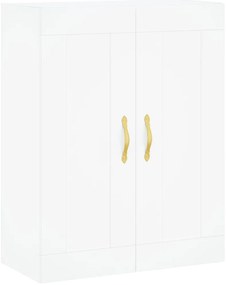 vidaXL Ντουλάπι Τοίχου Λευκό 69,5 x 34 x 90 εκ. από Επεξεργασμένο Ξύλο