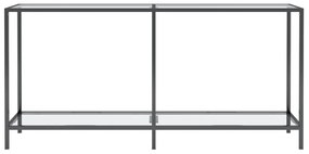 vidaXL Τραπέζι Κονσόλα Διαφανές 160 x 35 x 75,5 εκ. από Ψημένο Γυαλί