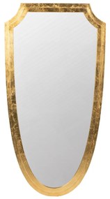 Artekko Mirror Καθρέπτης Τοίχου Μέταλλο Γυαλί Χρυσό (61x2.5x116.8)cm