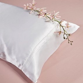 Μαξιλαροθήκη Silk Z00 White Kentia 50X75 Silk