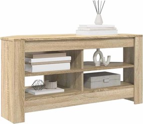 vidaXL ΓωνιακήΒάσηΤηλεόρασης Δρύς Sonoma 102 x 40,5 x 45 εκ