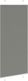 vidaXL Πλισέ περσίδα Ανθρακί 95x200 cm Πλάτος υφάσματος 94,4 cm