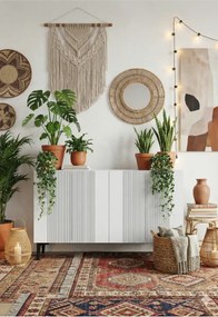 Stewehome πολυλειτουργικός μπουφές ντουλάπι για καφέ και βάση τηλεόρασης 120x32x75 cm