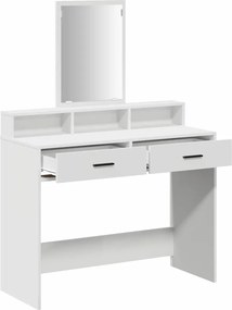 vidaXL Τραπέζι περιποίησης Λευκό 100 x 41 x 140 εκ. Επεξεργασμένο ξύλο