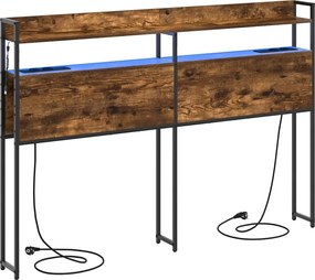 vidaXL Κεφαλάρι Αποθήκης με αποθήκευση Καπνιστή δρυς