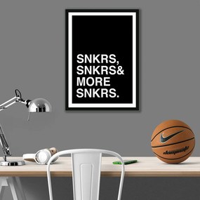 Ξύλινο Κάδρο Sneakers And More 30X40cm SNK140