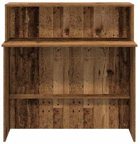 vidaXL Γραφείο υποδοχής Παλιό Ξύλο 100x50x103,5 εκ. Επεξεργασμένο Ξύλο