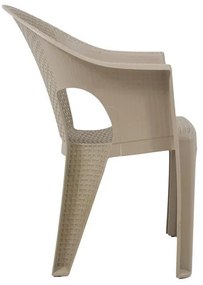 Καρέκλα Melina Fylliana Μπέζ 62x43x86 εκ. 62x43x86 εκ.