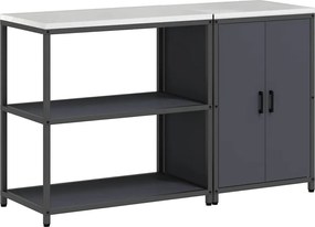 vidaXL Σετ Αποθήκευσης Κουζίνας HATTEM 2 pcs Ανθρακί