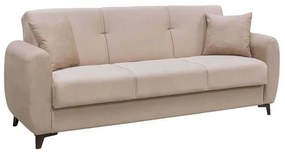 Καναπές - Κρεβάτι Με Αποθηκευτικό Χώρο Τριθέσιος Dario Ε9931,2 210x80x75cm Cappuccino