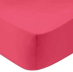 Κατωσέντονο Cotton Feelings με λάστιχο 112 Fuchsia Υπέρδιπλο (180x200+30)