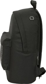 Σχολική Τσάντα Kappa kappa basics Μαύρο 31 x 41 x 16 cm