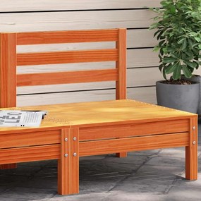 vidaXL Corner Sofa Solid pine wood Κερί Παλαίωσης Single unit size