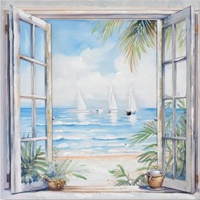 Πίνακας σε καμβά Deive Ι 3D Inart 80x3x80εκ