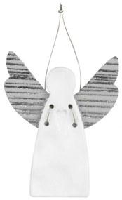 Στολίδι Χριστουγεννιάτικο Αγγελάκι Heart Stamped LBTRD0090222 5,5cm Multi Raeder