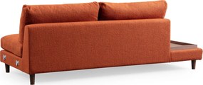 Corner Sofa New Tulip With Pouf - Orange Orange
