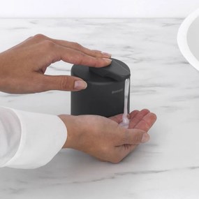 Διανομέας υγρού σαπουνιού Brabantia MindSet 1005672, 200 ml, ευρύ άνοιγμα, σκούρο γκρι