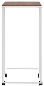 vidaXL Βοηθητικό Τραπέζι με Ρόδες Λευκό 40x30x63,5 εκ. Επεξεργ. Ξύλο