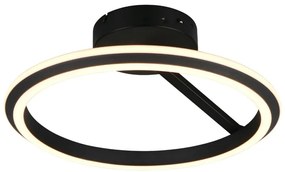 Φωτιστικό Οροφής - Πλαφονιέρα Amador 635510132 34W 4000 lm 2300+3000+4000K 45x18cm Black Trio Lighting