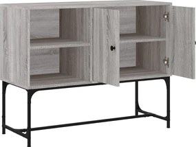 vidaXL Ντουλάπι Γκρι Sonoma 100x40x79,5 εκ. από Επεξεργασμένο Ξύλο