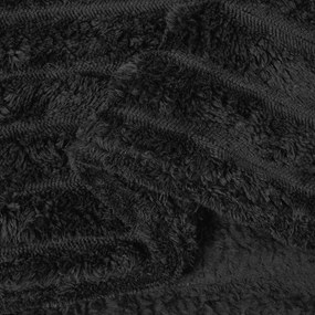 vidaXL Κουβέρτα Μαύρο 270 x 240 cm Μαλλί