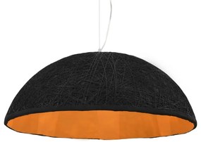 vidaXL Κρεμαστό Φωτιστικό Μαύρο / Χρυσό Ø70 εκ. E27