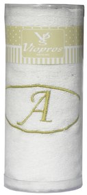 Πετσέτα μονόγραμμα Προσώπου 50x100 Α Εκρού Viopros