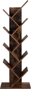 Βιβλιοθήκη Δαπέδου 8 Θέσεων (50x25x141.5) Vasagle LBC11BX