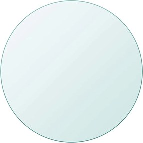 vidaXL Επιφάνεια Τραπεζιού Στρογγυλή 700 χιλ. από Ψημένο Γυαλί