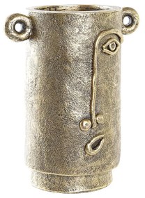Βάζο DKD Home Decor Πρόσωπο Χρυσό Σύγχρονη (29 x 19,5 x 36 cm)