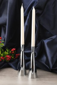 Stewehome Σετ 2 τεμαχίων μοντέρνων μεταλλικών κηροπηγίων με επίστρωση χρυσού