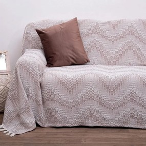 Ριχτάρι 3045 Beige Viopros Διθέσιο 175x255cm 100% Βαμβάκι