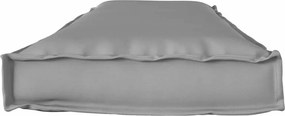 vidaXL Μαξιλάρι Ύφασμα Όξφορντ Γκρι 140 x 40 x 8 εκ.