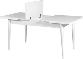 Extendable Dining Table Vina - White White