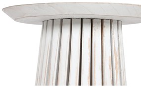 Βοηθητικό Τραπεζάκι Home ESPRIT Λευκό ξύλο mindi 40 x 40 x 60 cm
