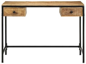 vidaXL Γραφείο με συρτάρι Καφέ 105 x 50 x 75 εκ Μασίφ ξύλο μάνγκο