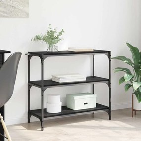 Βιβλιοθήκη Μαύρη Οξυά 80 x 33 x 70,5 εκ.