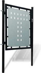 vidaXL Πόρτα με Μονή Πόρτα Μαύρη 100x75 εκ.