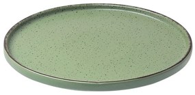 Πιάτο Ρηχό Πορσελάνινο Κάθετο Χείλος Terra Green 21cm - Estia