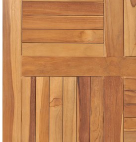 vidaXL Επιφάνεια Τραπεζιού Τετράγωνη 80x80x2,5 εκ. Μασίφ Ξύλο Teak