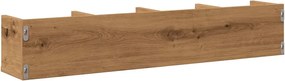 vidaXL Ραφιέρα Τοίχου CD Τεχνίτης Δρυς 100x18x18 εκ Επεξεργασμένο Ξύλο