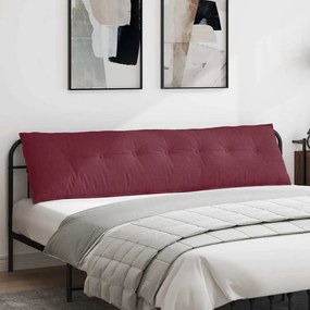 vidaXL Μαξιλάρι Πλάτης Κόκκινο 200 x 19 x 50 εκ ύφασμα