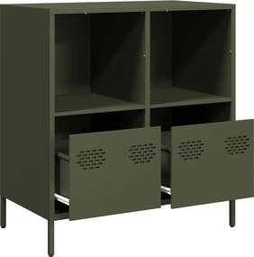 vidaXL Ντουλάπι Λαδί 68x39x73,5 εκ. από Χάλυβα Ψυχρής Έλασης