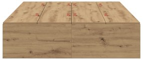 vidaXL μονάδα αποθήκευσης κρεβάτι  Artisan Oak 120x190 εκ.