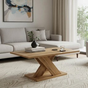 Τραπέζι σαλονιού Solange χρώμα sonoma 110x55x47.5εκ