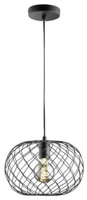 Κρεμαστό Φωτιστικό Οροφής Justin Μαύρο ματ Fischer Honsel-60374-Μαύρο 60374