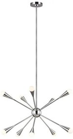 Πολυέλαιος Κρεμαστό Φωτιστικό LED 10xG9 3W IP20 3000K Jax Elstead Lighting FE-JAX10-PN Νίκελ Ματ